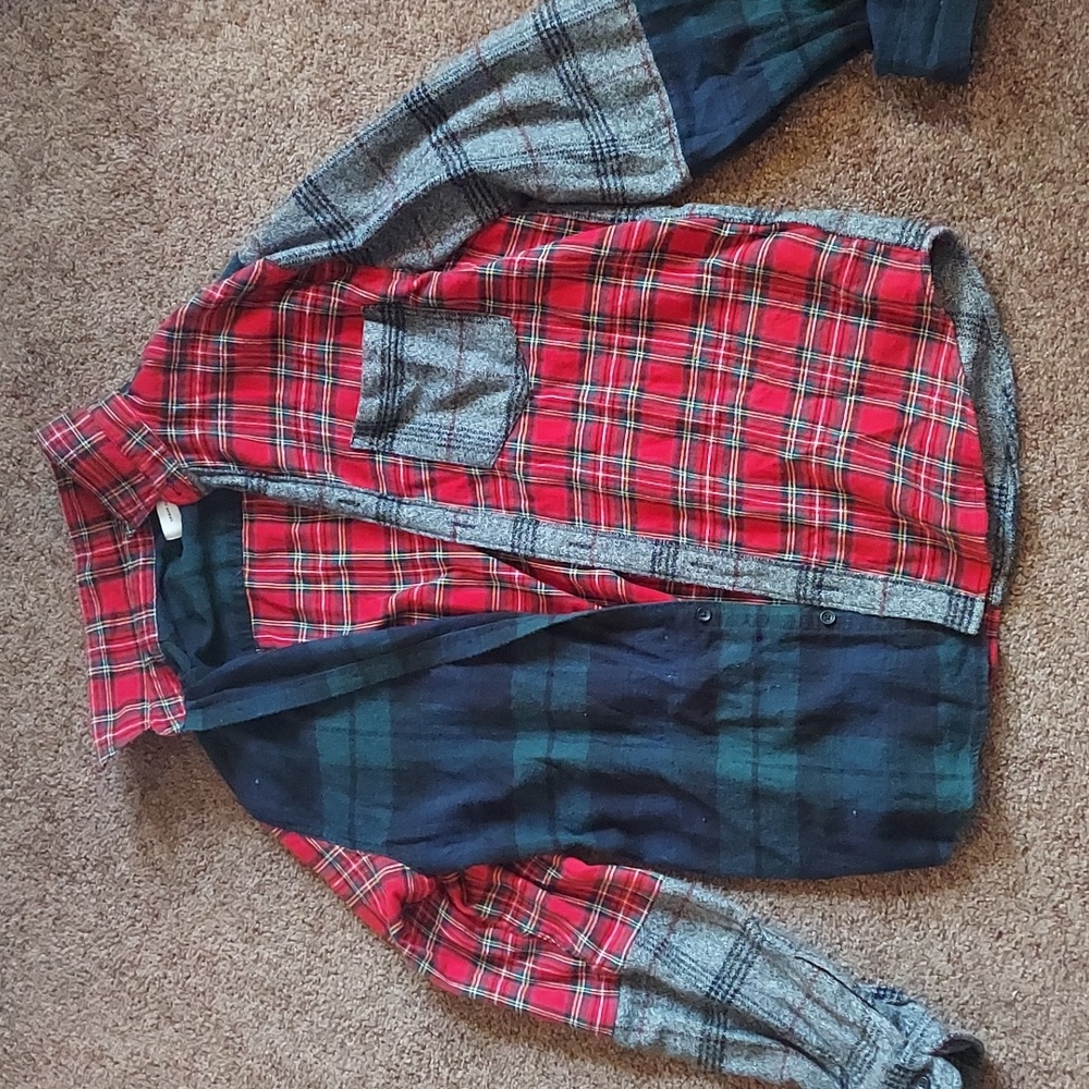 Mens Flannel multi pattern